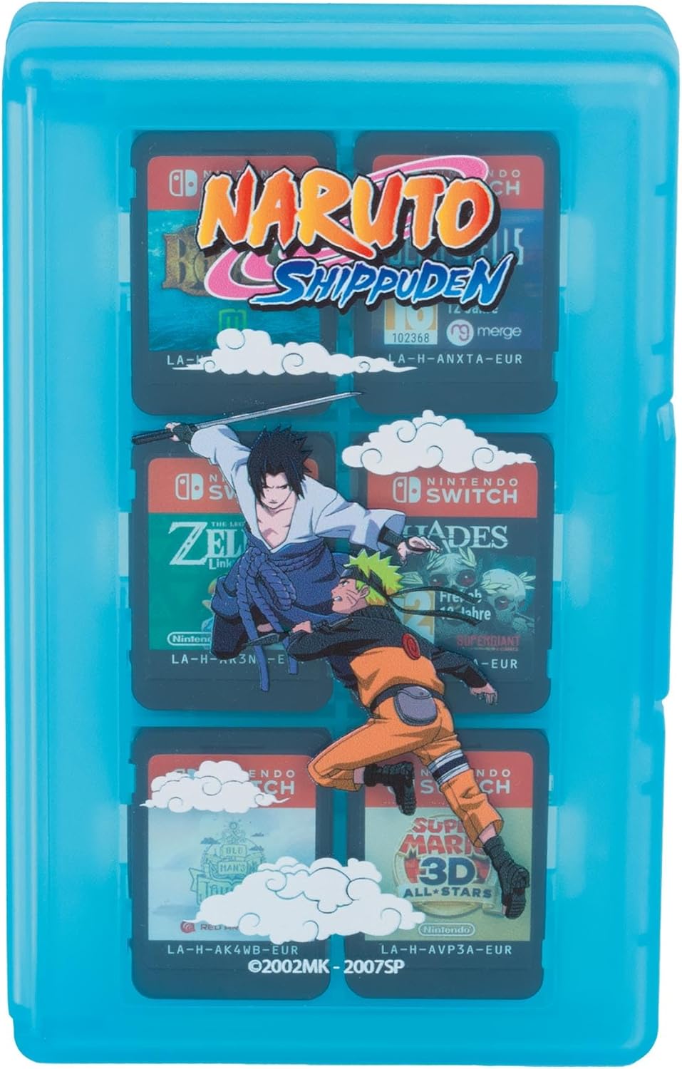 Boîtier Naruto Shippuden Naruto et Sasuke pour cartouches Nintendo Switch 2, 24 rangements – Image 3