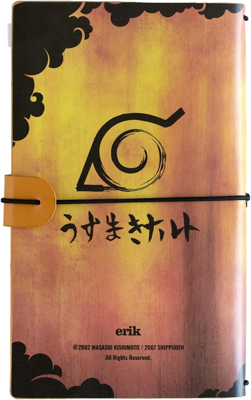 Carnet de notes 2 en 1 Naruto Shippuden en simili cuir – Image 2