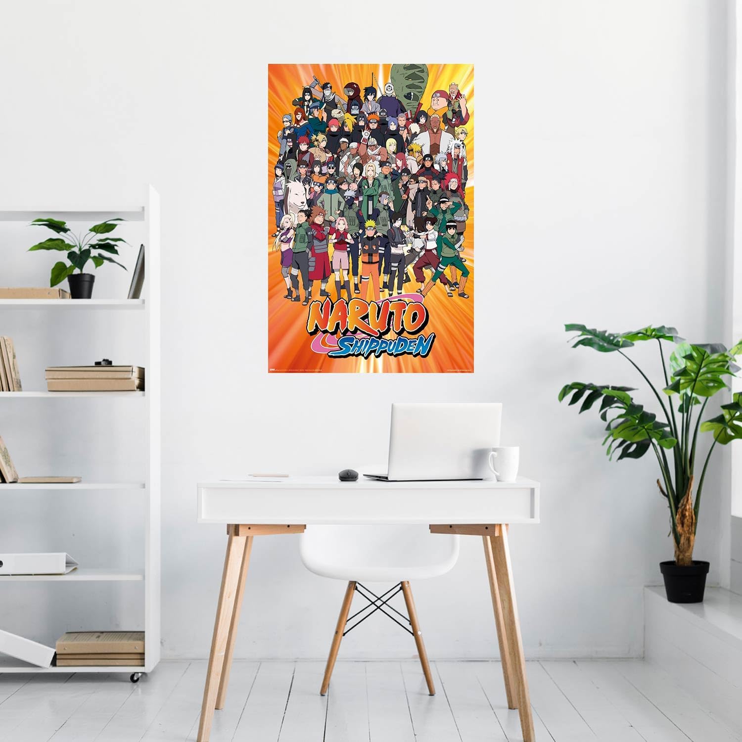 Poster Naruto Shippuden enroulé 91,5 x 61 cm pour déco murale Naruto – Image 2
