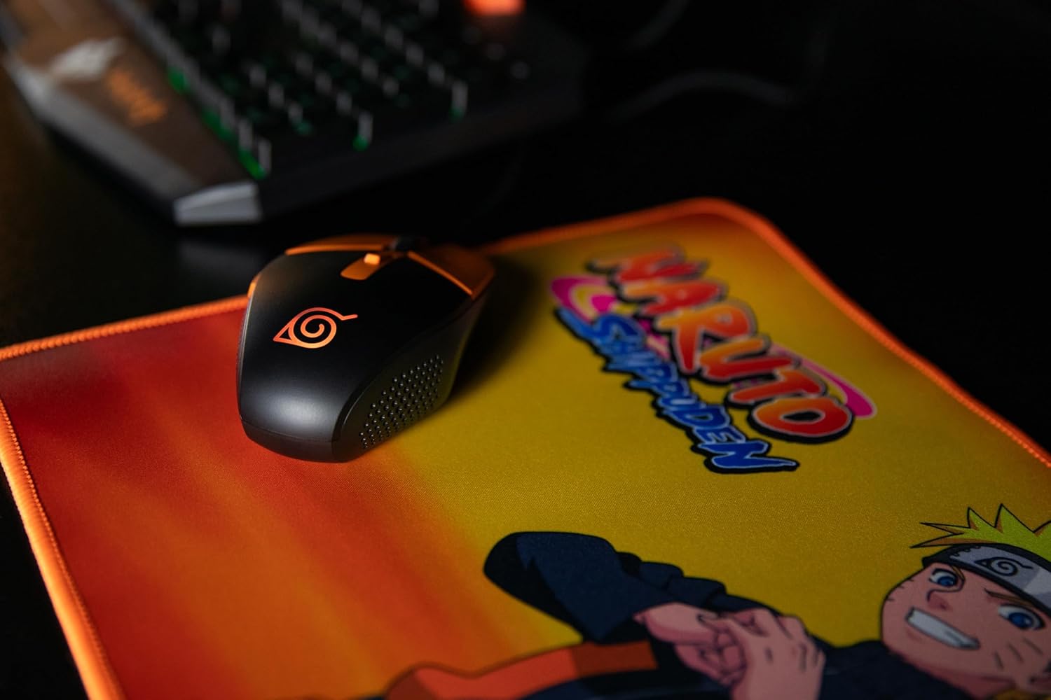 Souris gaming filaire Konix Naruto Shippuden Konoha LED – Image 6