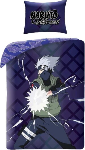 Parure de lit Naruto Shippuden Kakashi Hatake réversible 140 x 200