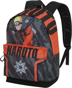 Sac à dos Naruto Shuriken HS FAN 2.0 gris avec poche avant