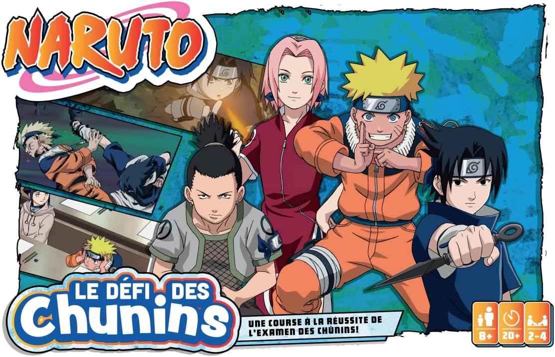 Jeu Naruto Le défi des Chunins, plateau familial 2 à 4 joueurs dès 8 ans – Image 3