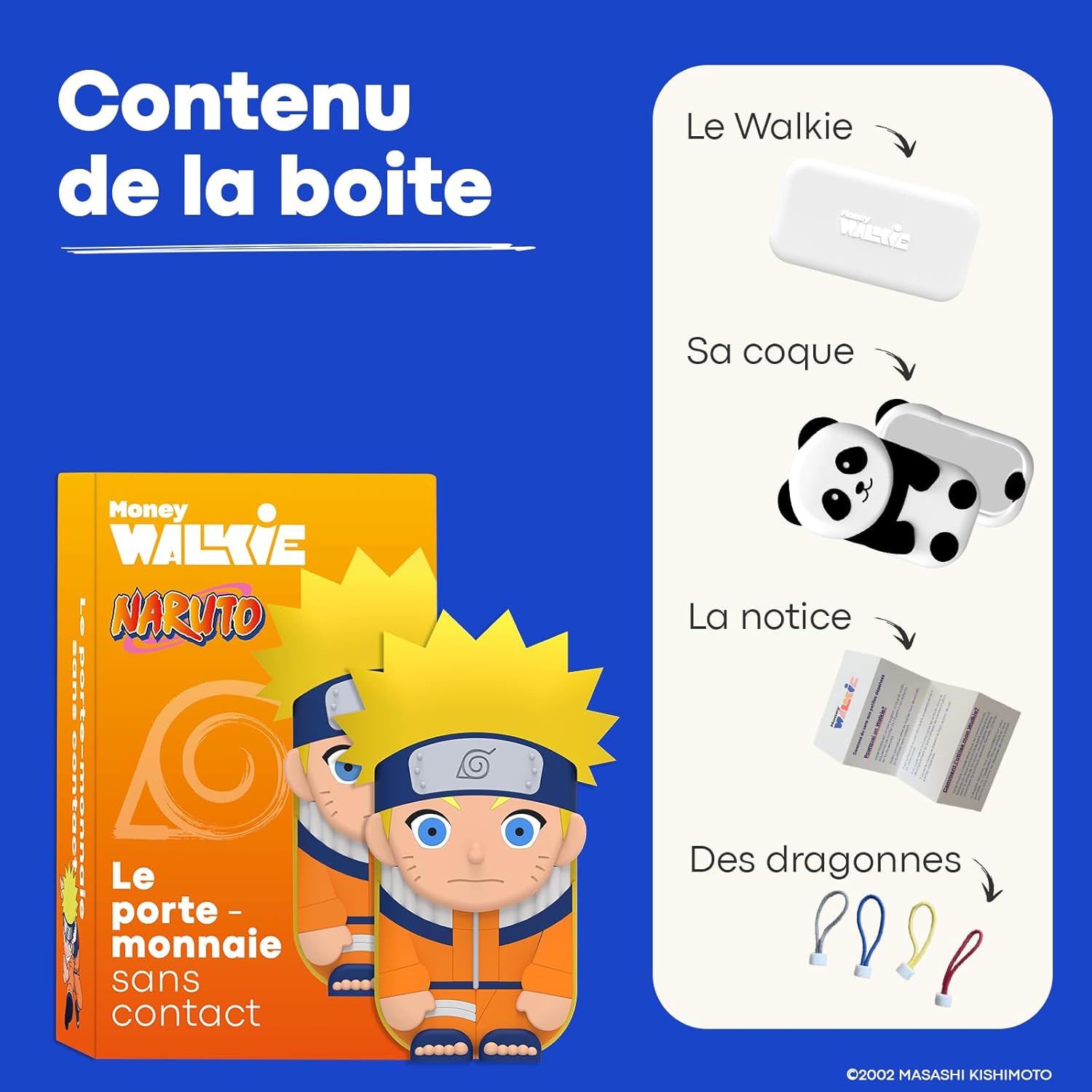 Porte-monnaie sans contact Naruto pour enfants et ados – Image 7