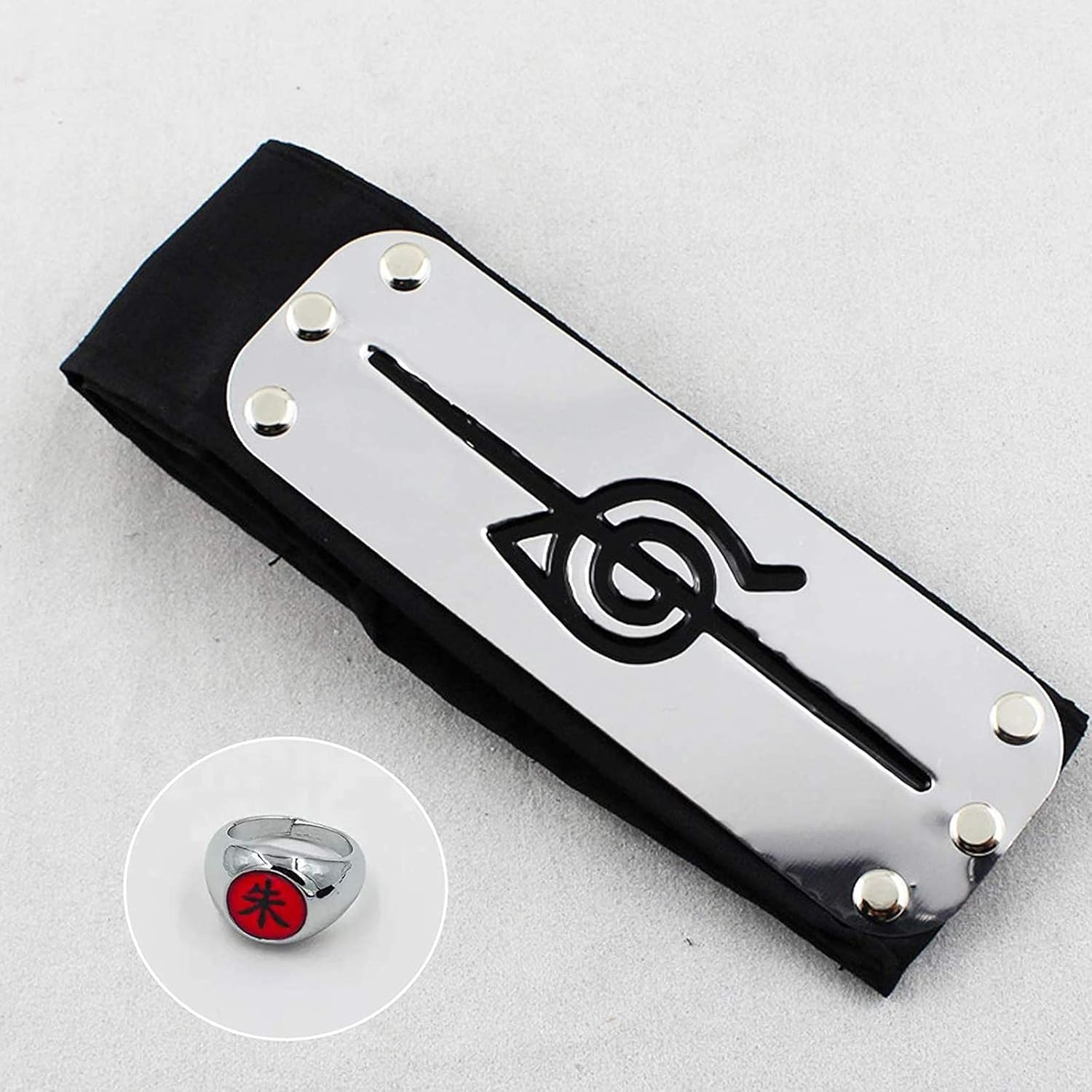Costume Akatsuki Naruto Itachi avec accessoires, taille XS – Image 5
