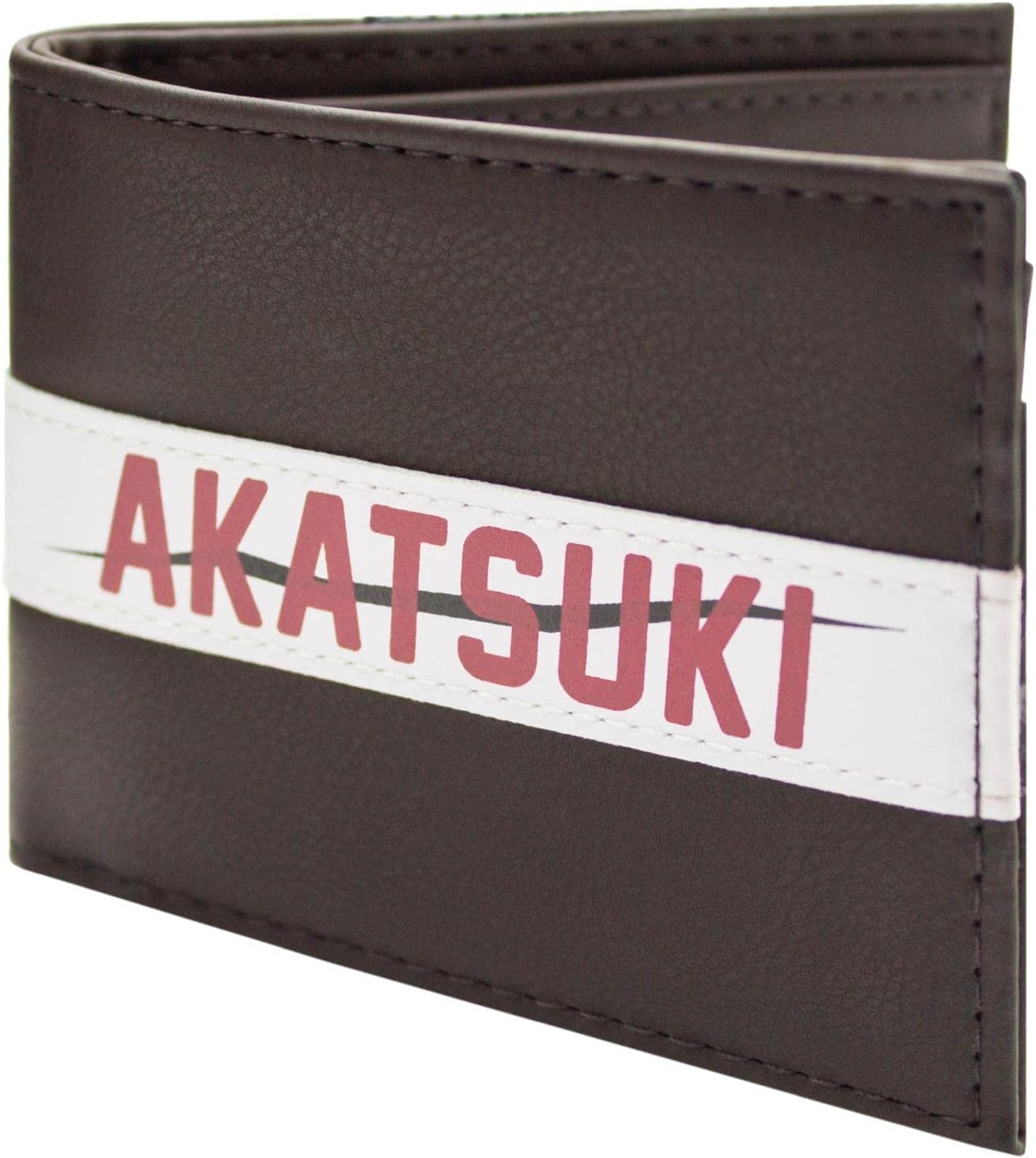 Portefeuille bi-fold Naruto Akatsuki nuage de l'aube marron – Image 2