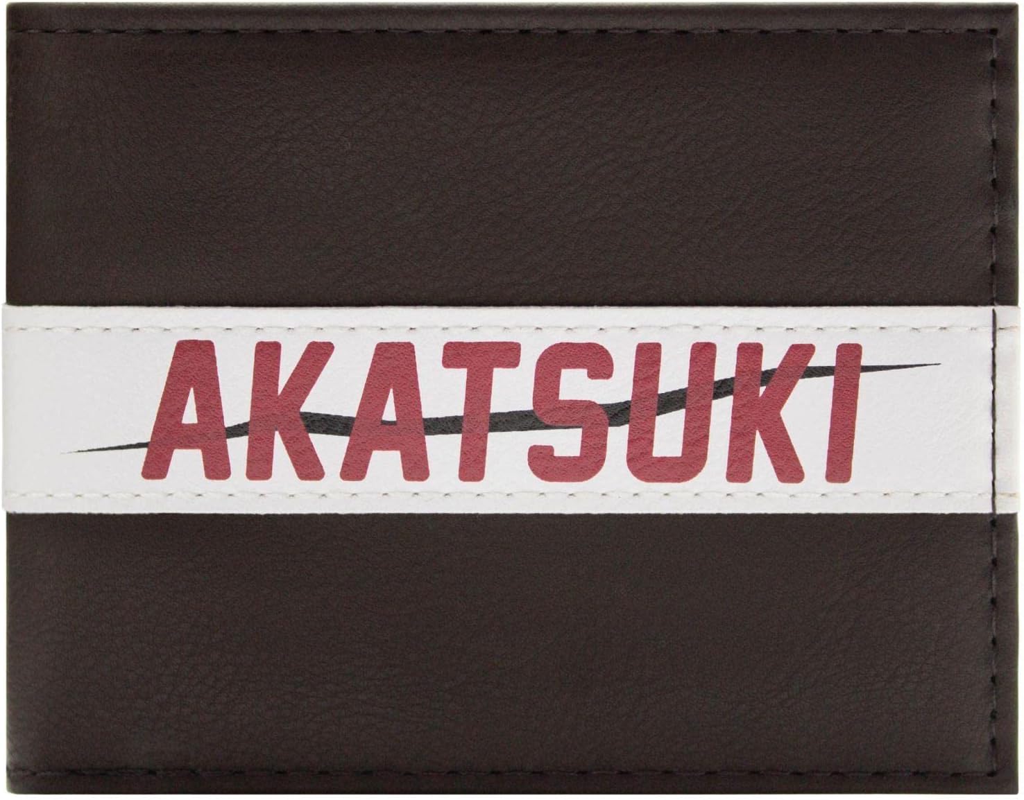 Portefeuille bi-fold Naruto Akatsuki nuage de l'aube marron