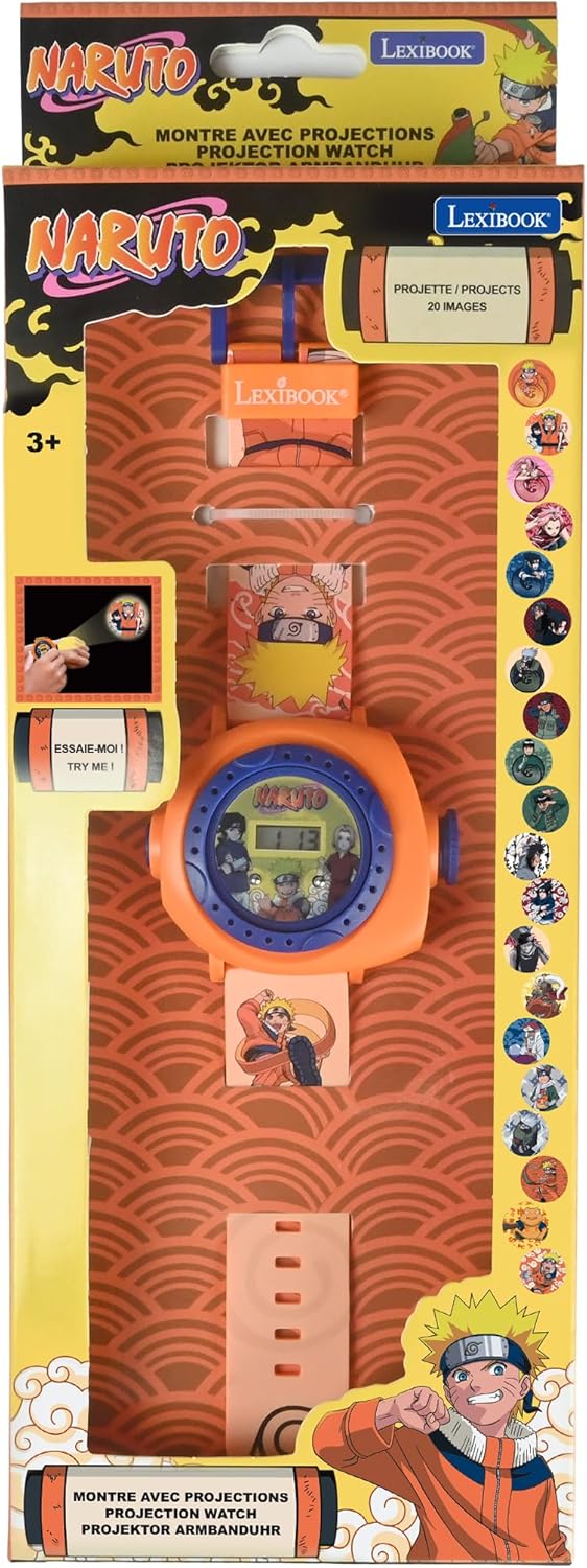 Montre digitale Naruto avec projecteur d'images et bracelet ajustable – Image 5