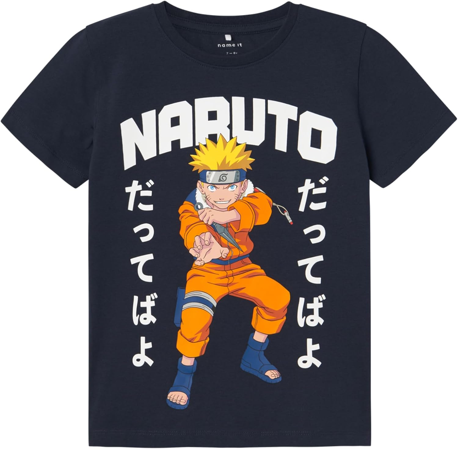 T-shirt garçon Naruto NAME IT à col ras du cou
