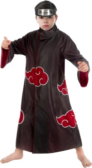 Ensemble 2 pièces Itachi Uchiha Naruto pour garçon avec accessoires