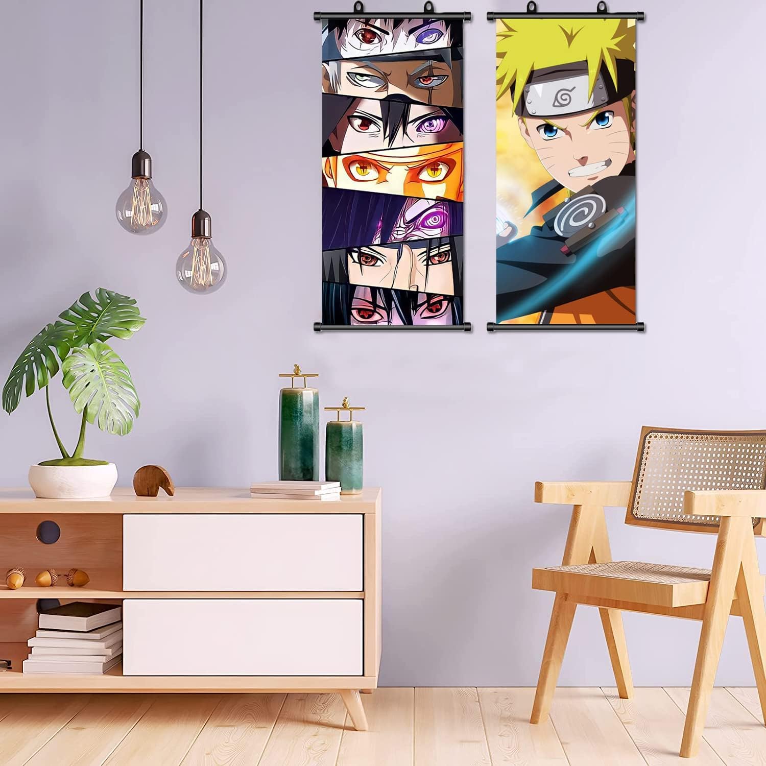 Poster enroulable Naruto Sharingan 70 x 30, Naruto Uzumaki - B – Image 4