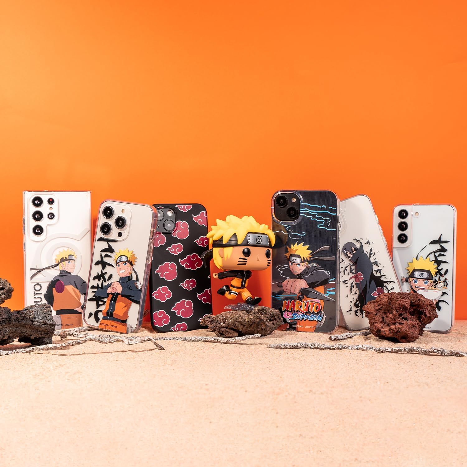 Coque Naruto Akatsuki en silicone liquide noir pour iPhone – Image 7