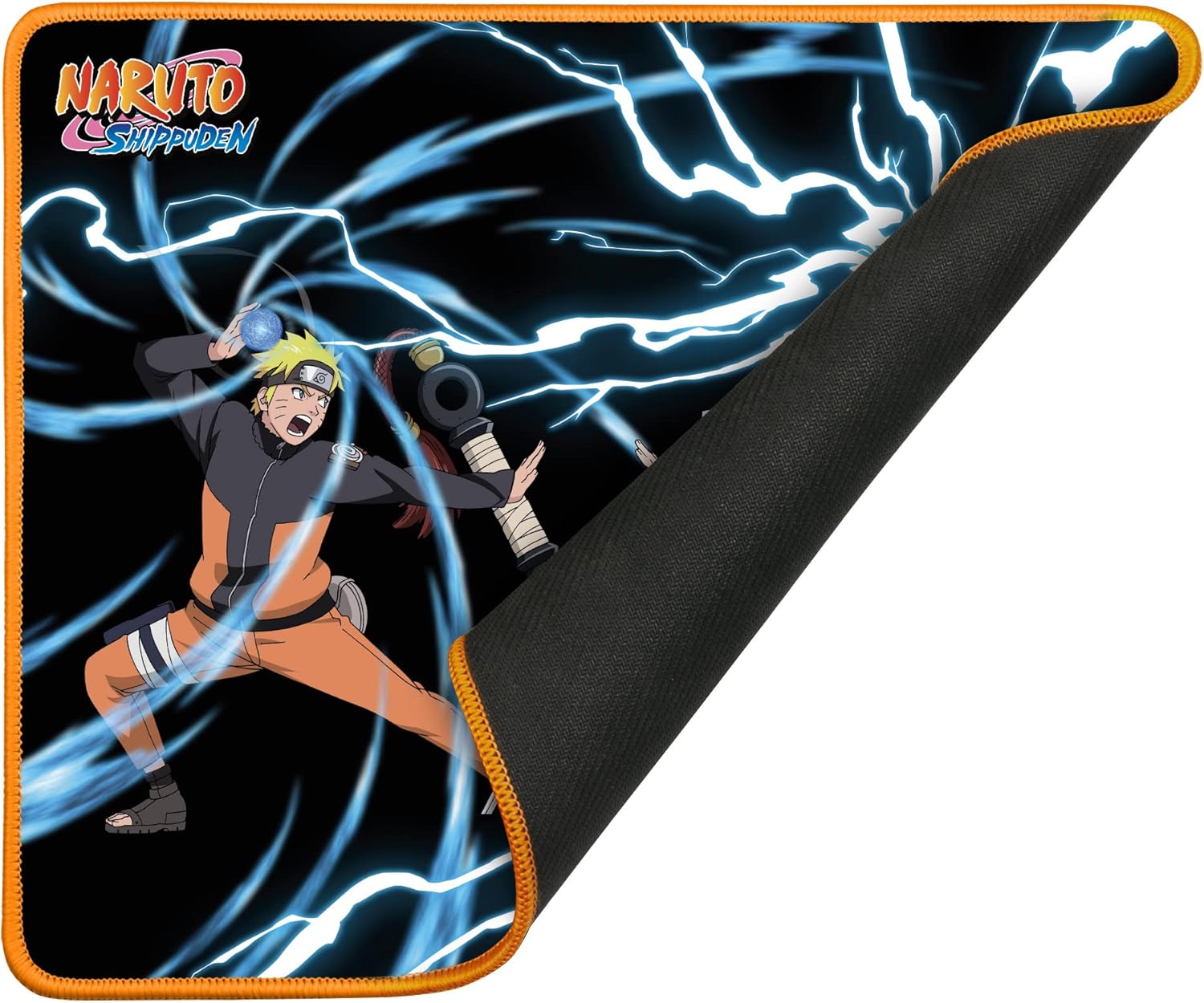 Tapis de souris Naruto Shippuden 32 x 27 cm, combat Naruto et Sasuke – Image 2