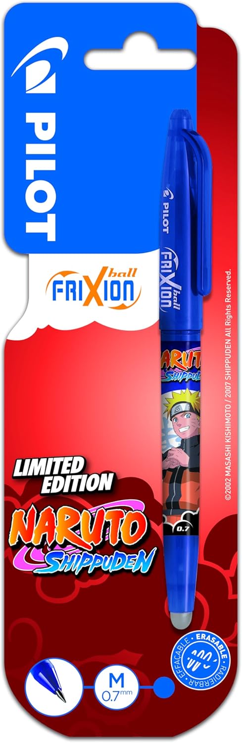 Stylo effaçable FriXion Ball bleu rechargeable Naruto Shippuden