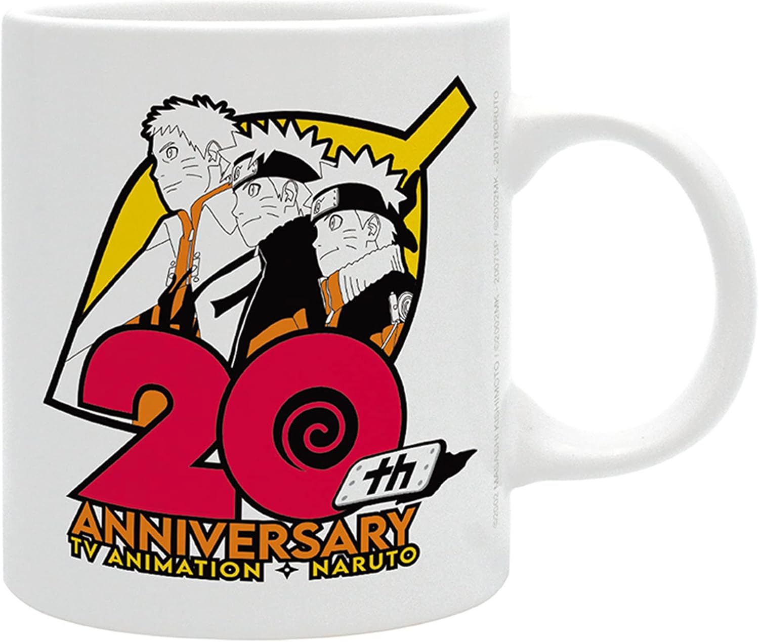 Mug Naruto Shippuden 20e anniversaire en céramique 38 cl