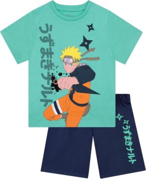 Pyjama court Naruto garçon en coton à manches courtes