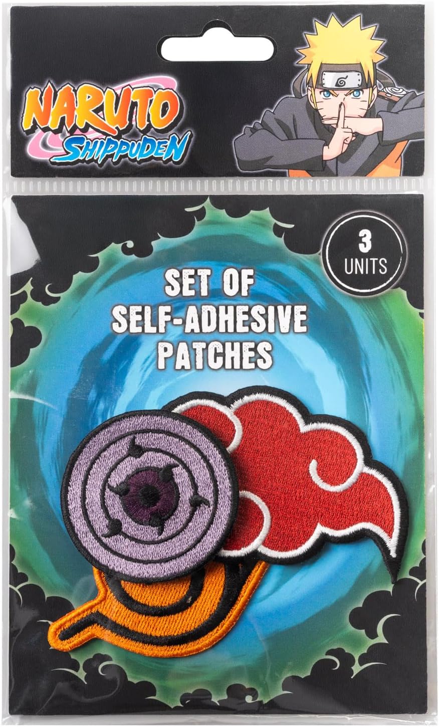 Patchs thermocollants Naruto Shippuden, lot de 3 pour tissu – Image 2