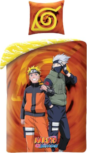 Parure de lit Naruto Shippuden Kakashi réversible 140x200 cm, 2 pièces