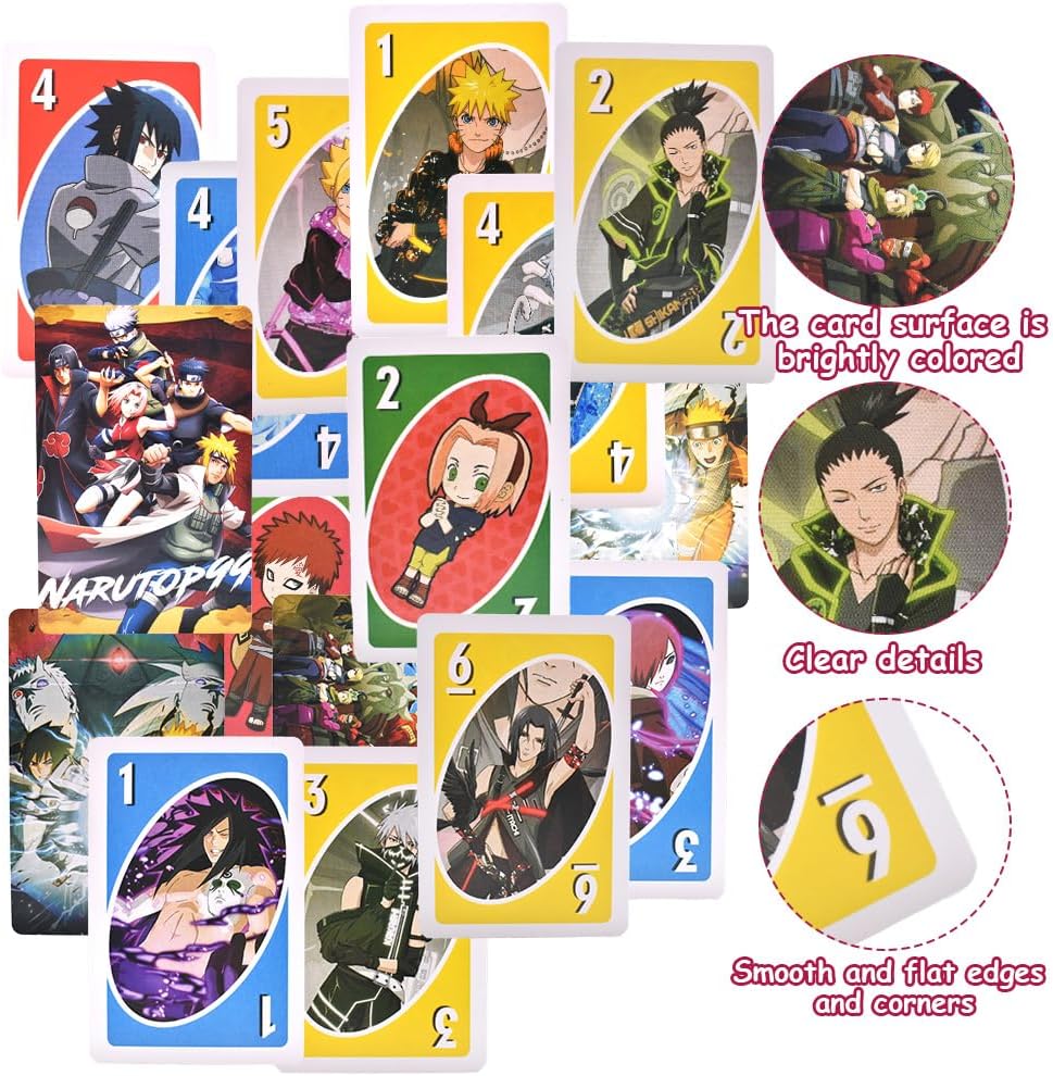 Jeu de cartes Naruto, lot de 2 avec 112 cartes – Image 3