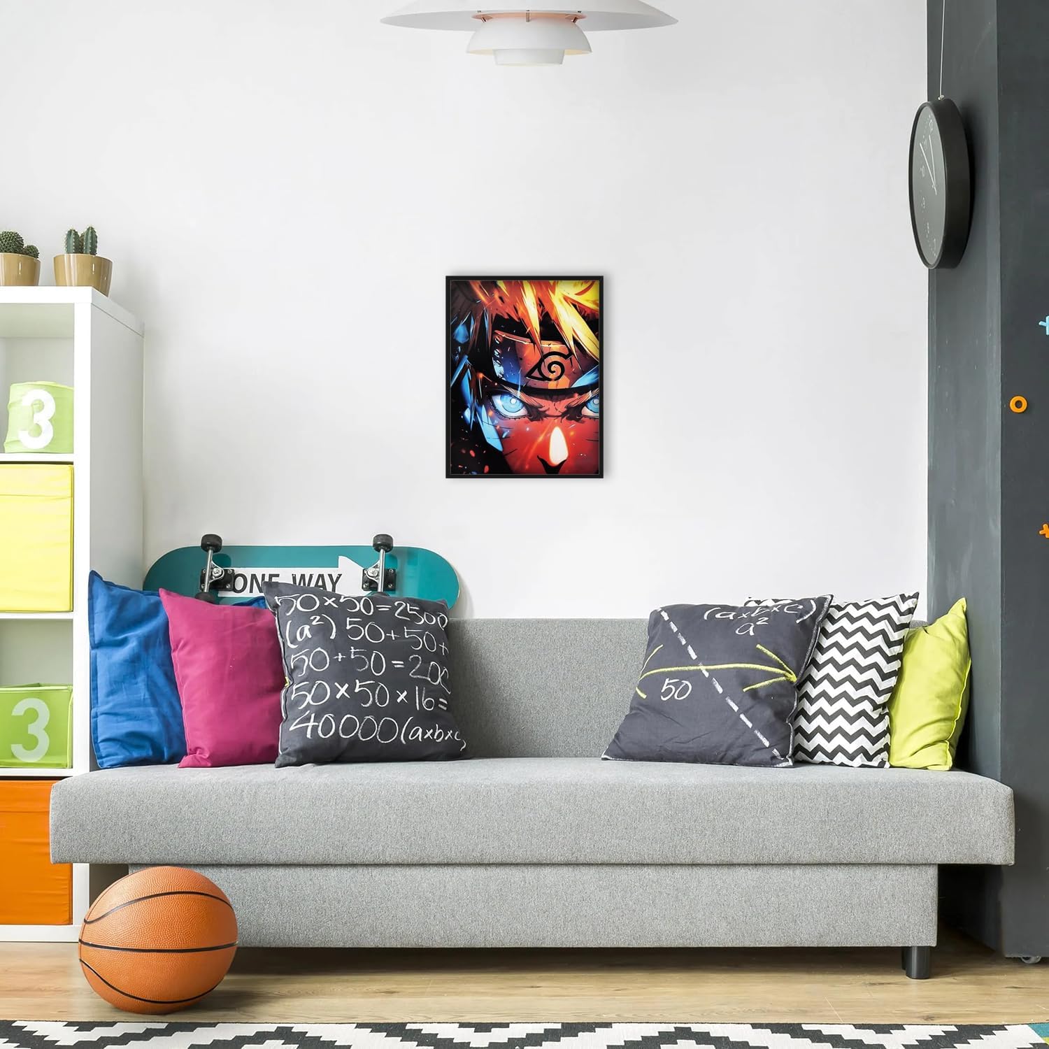 Poster mural Naruto Uzumaki sur papier couché 40 x 30 cm – Image 3