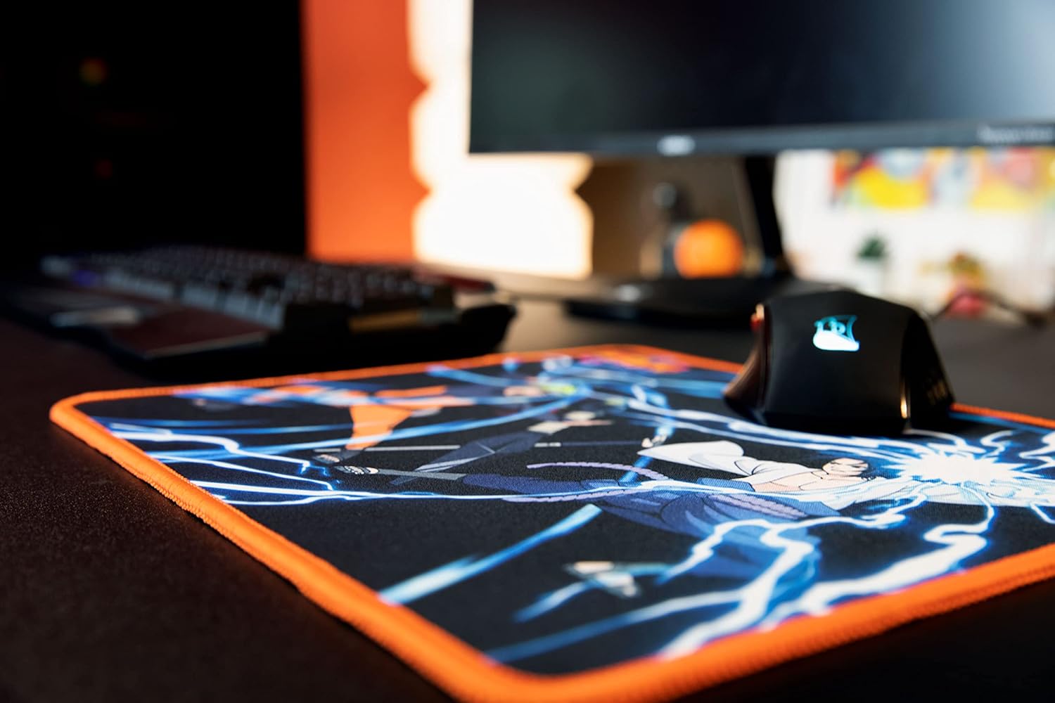 Tapis de souris Naruto Shippuden 32 x 27 cm, combat Naruto et Sasuke – Image 5