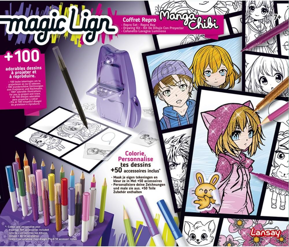 Coffret Magic Lign Naruto avec plus de 100 illustrations à projeter – Image 4