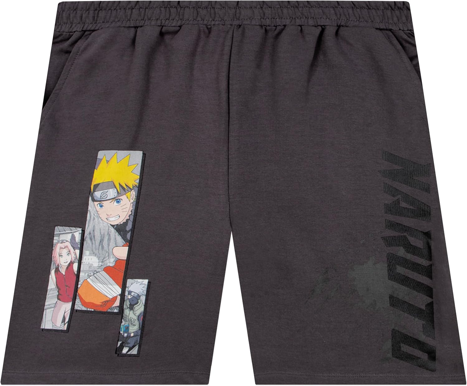 Ensemble Naruto garçon avec T-shirt à imprimé dos et short – Image 8