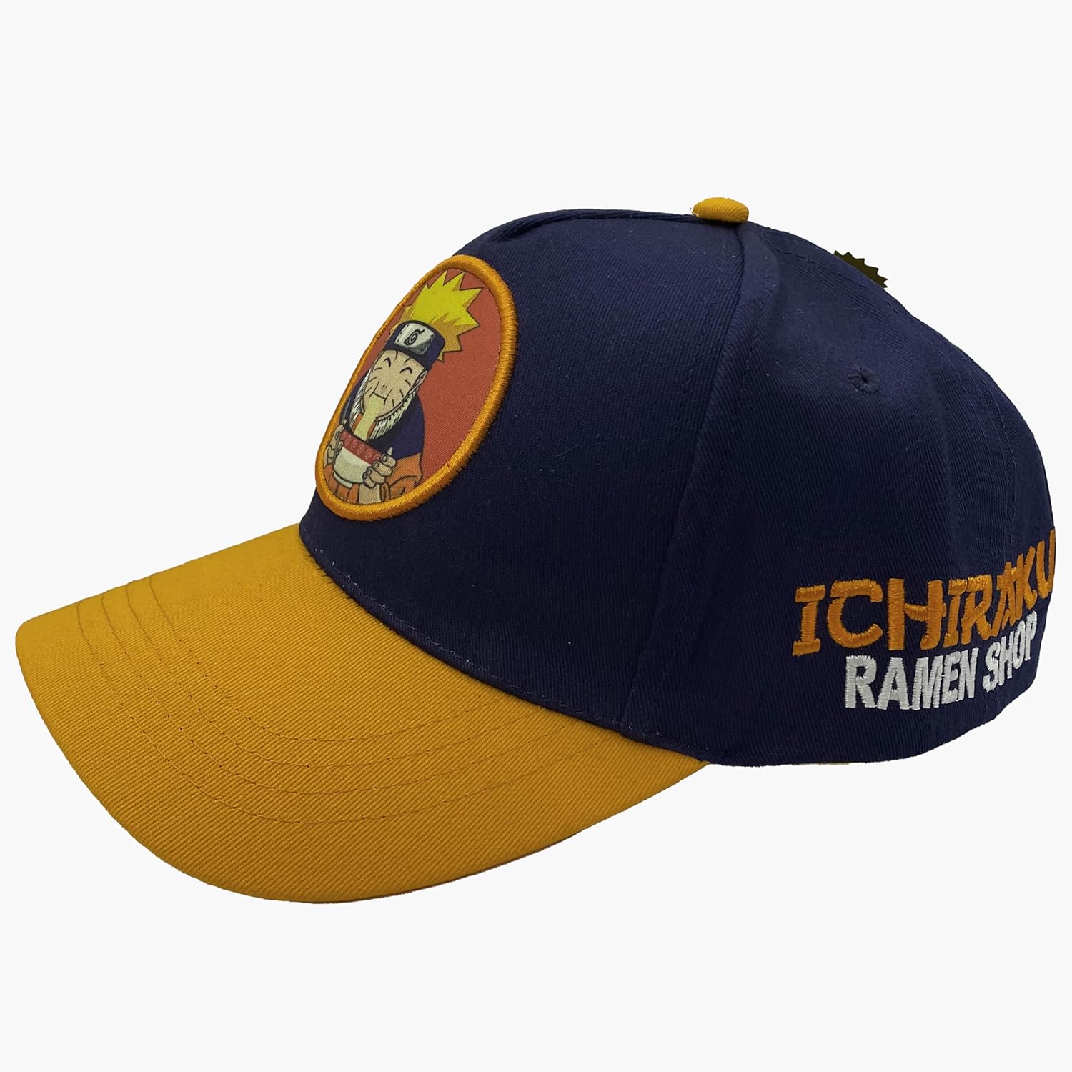 Casquette Naruto Uzumaki Ichiraku bleu-orange, taille unique – Image 3
