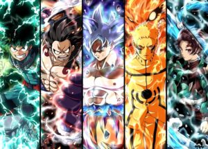 Affiche Naruto imprimée en haute résolution 28x43 cm