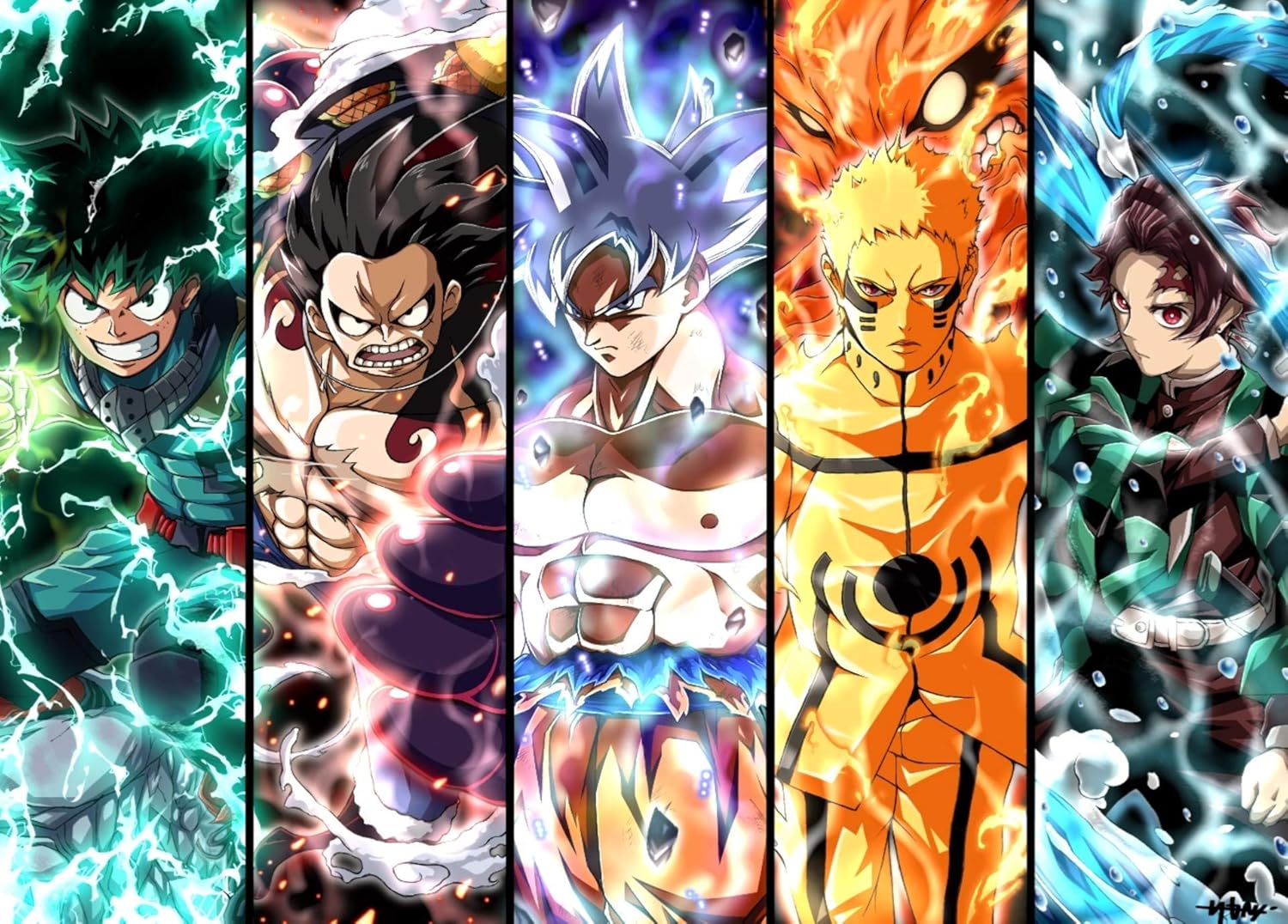 Affiche Naruto imprimée en haute résolution 28x43 cm
