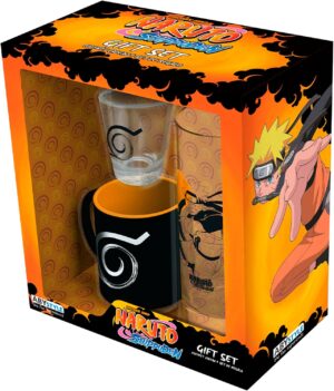 Coffret Naruto Shippuden ABYstyle avec verre et mug espresso