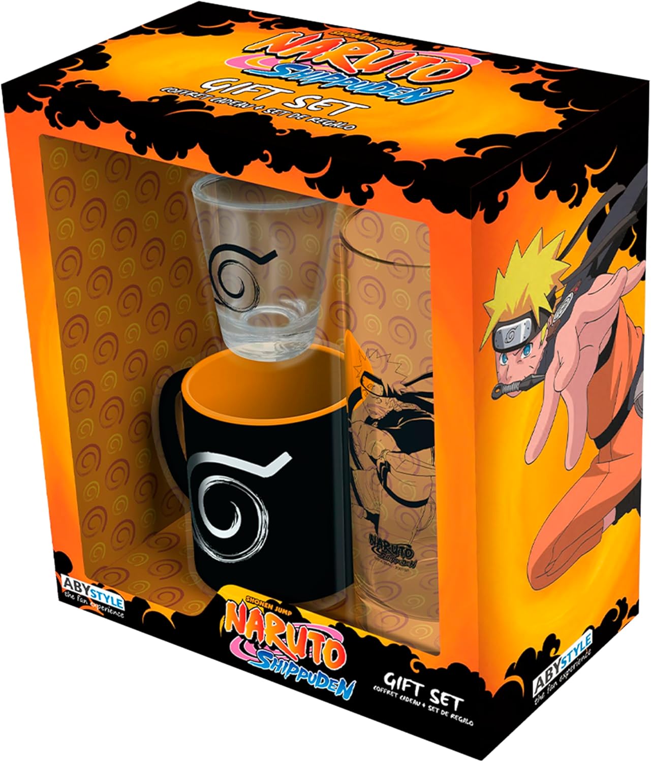 Coffret Naruto Shippuden ABYstyle avec verre et mug espresso