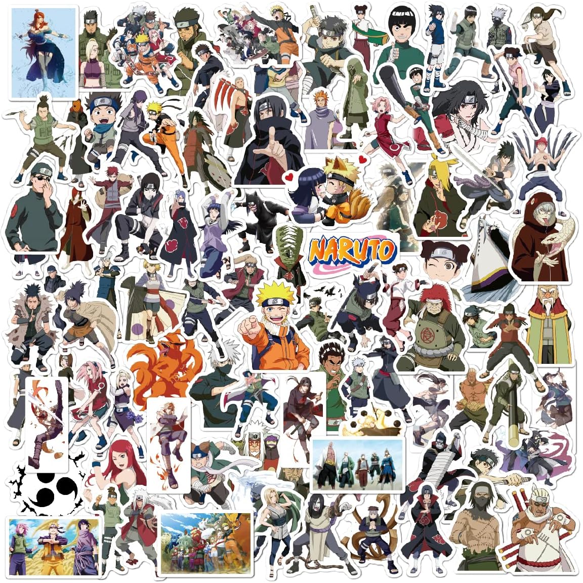Autocollants Naruto en vinyle imperméables, lot de 100 – Image 2