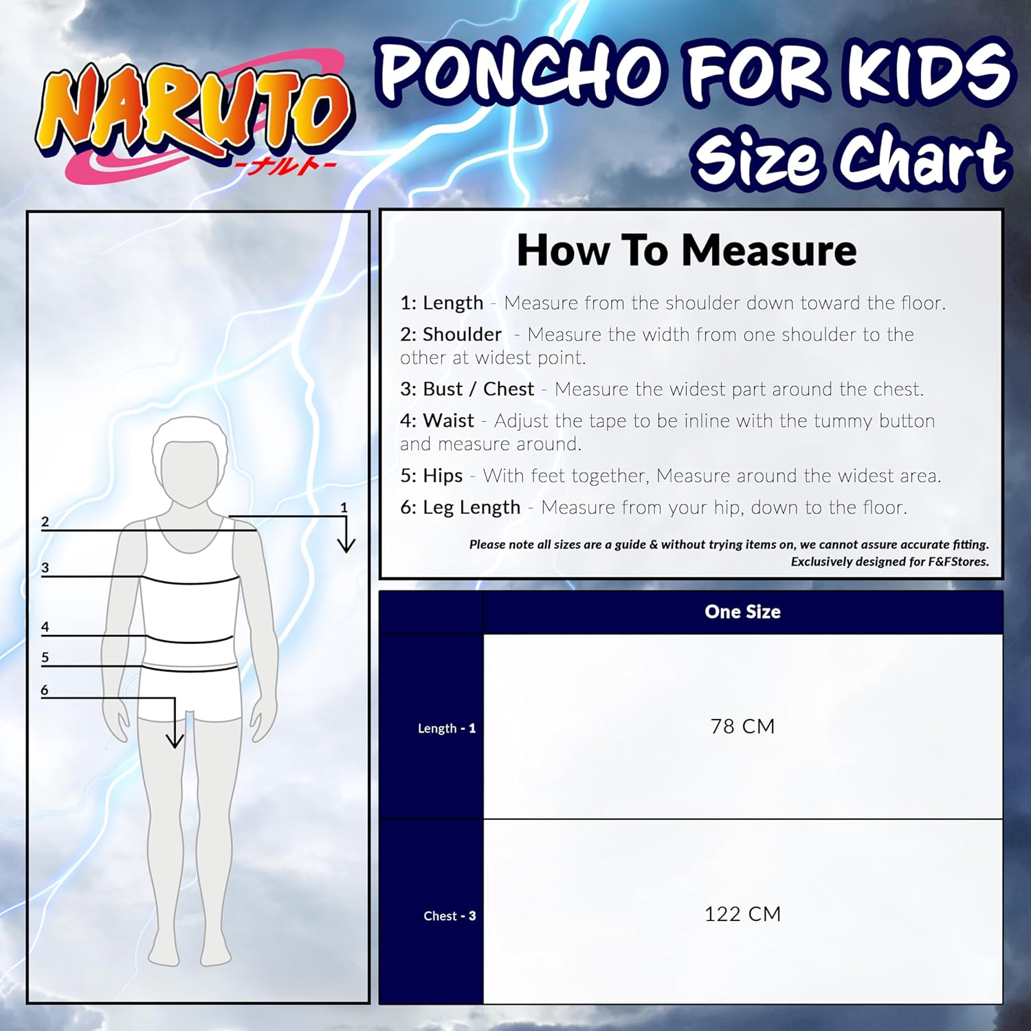 Poncho plaid Naruto enfant en polaire doublé sherpa – Image 6