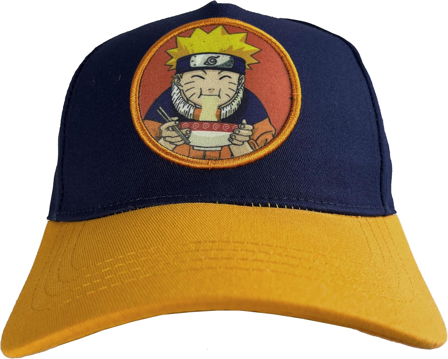 Casquette Naruto Uzumaki Ichiraku bleu-orange, taille unique – Image 2