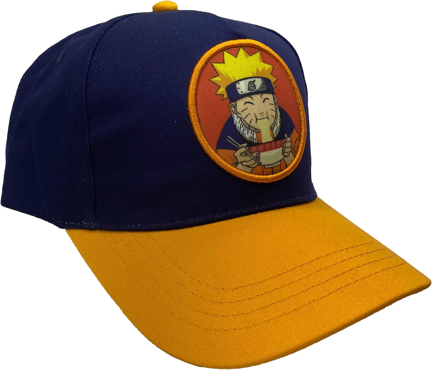 Casquette Naruto Uzumaki Ichiraku bleu-orange, taille unique