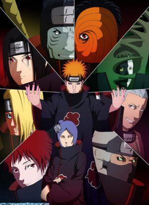 Affiche Naruto Itachi Uchiha Akatsuki 28x43