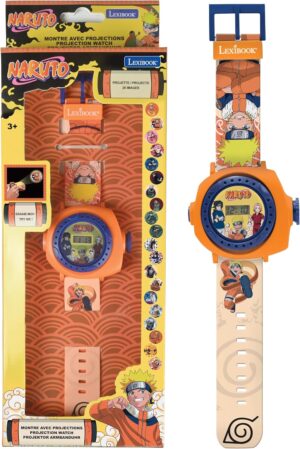 Montre digitale Naruto avec projecteur d'images et bracelet ajustable