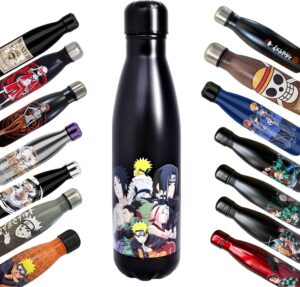 Gourde isotherme Naruto Team Konoha en acier inoxidable 500