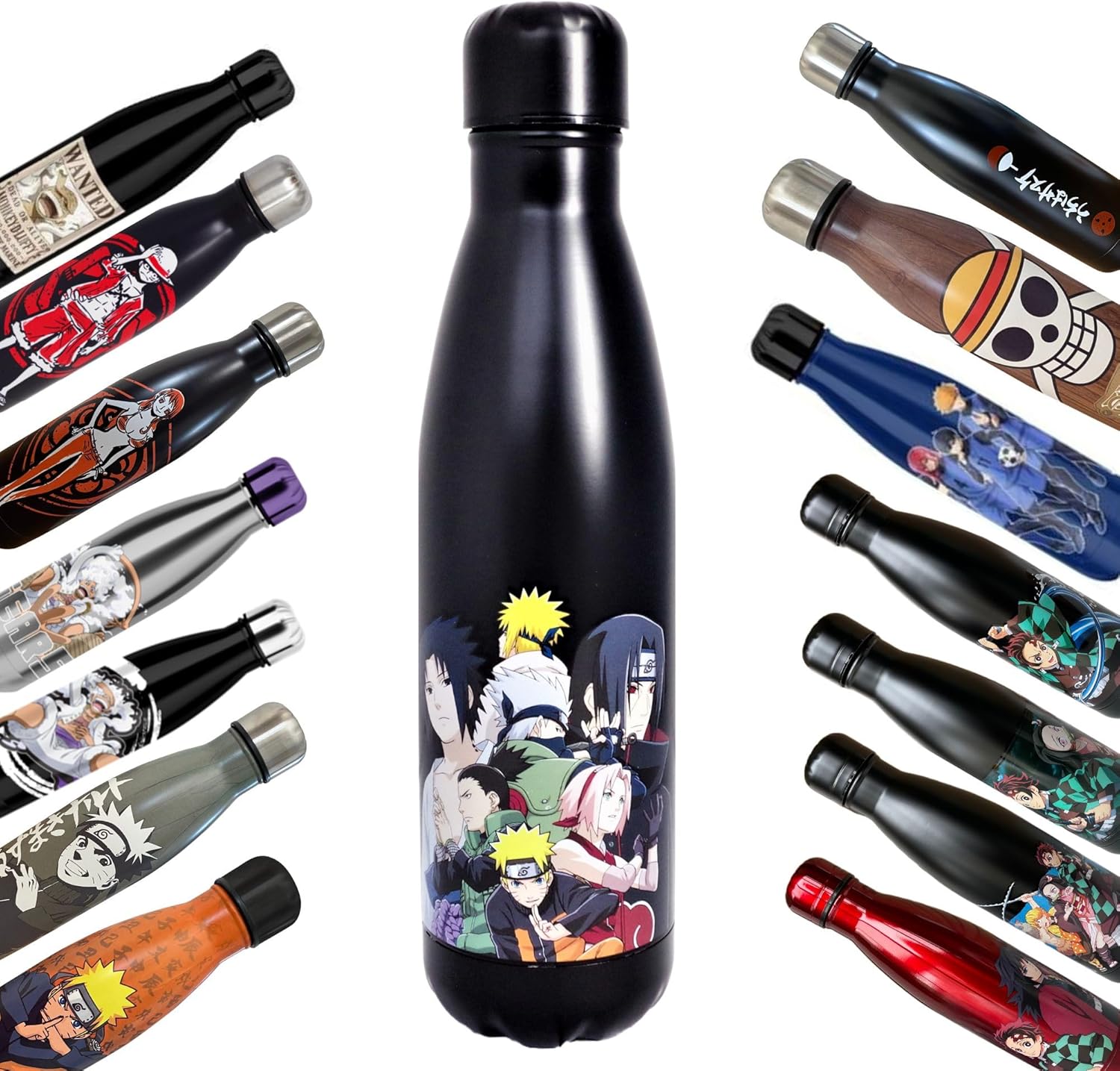 Gourde isotherme Naruto Team Konoha en acier inoxidable 500