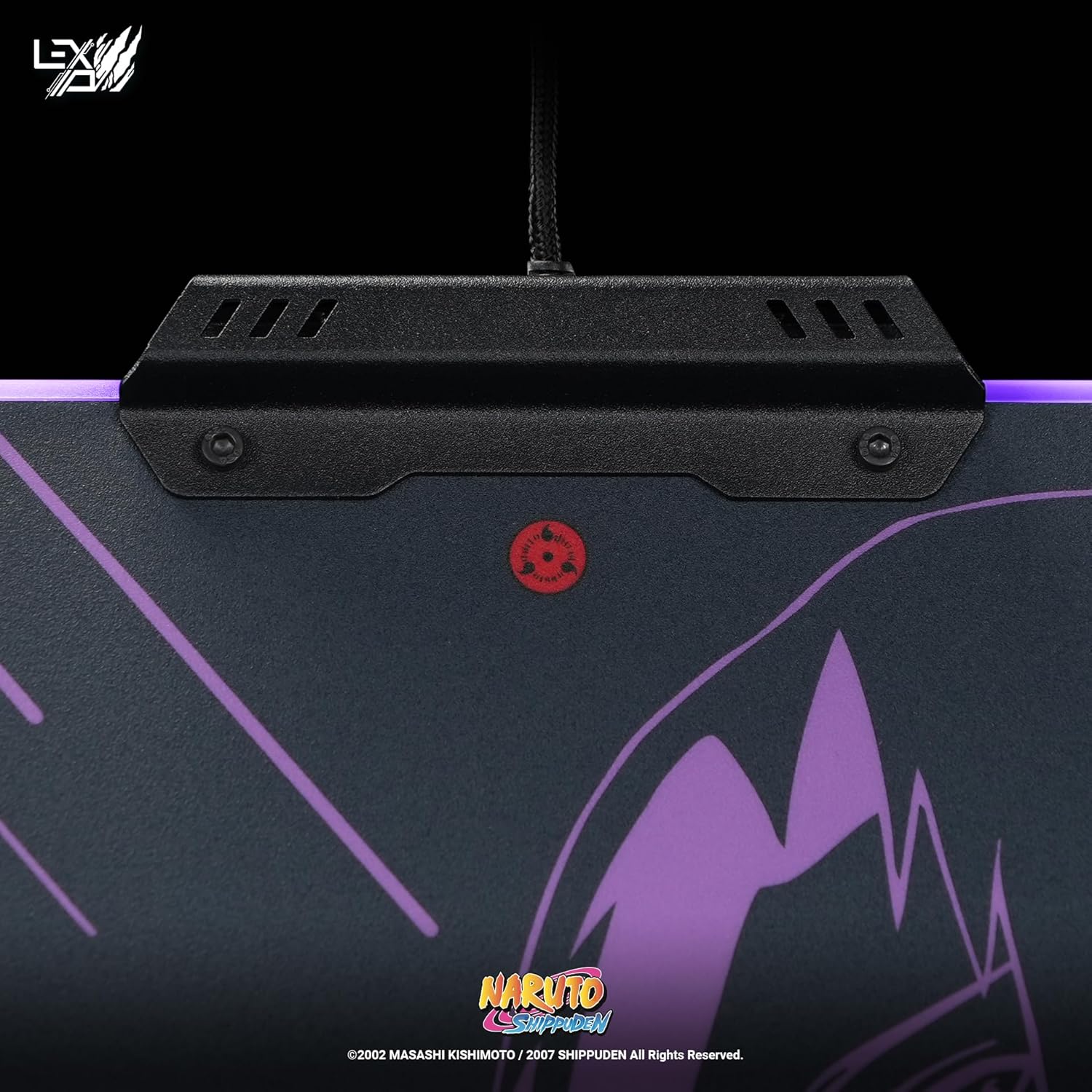 Tapis de souris Naruto Shippuden Sasuke LED rigide Lexip x Tsume – Image 5
