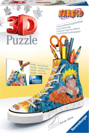 Puzzle 3D Sneaker Naruto pot à crayons 108 pièces Ravensburger