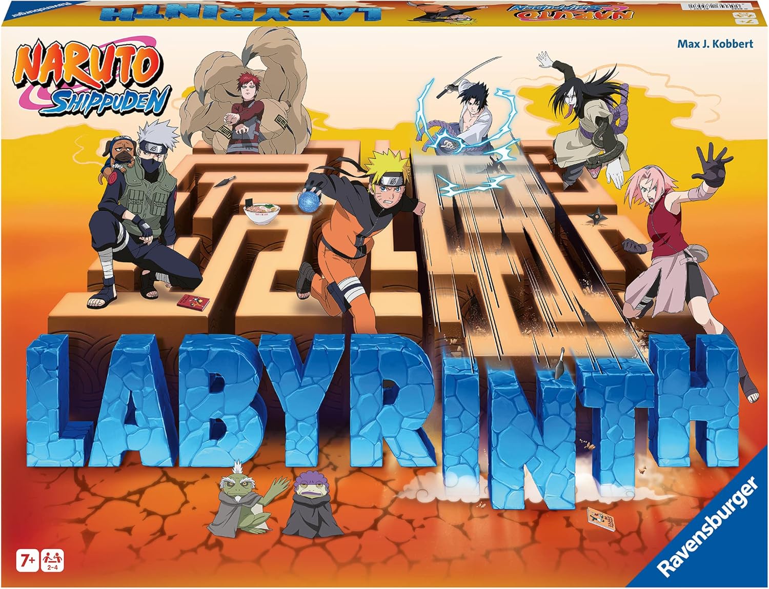 Labyrinthe Naruto Ravensburger, jeu de société dès 7 ans