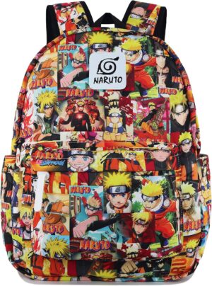 Sac à dos Naruto imprimé pour ordinateur portable 15,6