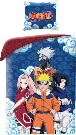 Parure de lit Naruto Multicolore en 100% Coton Twin