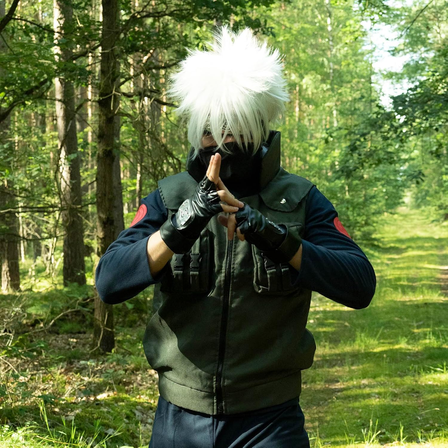 Gilet de protection Naruto Kakashi Hatake taille L – Image 7