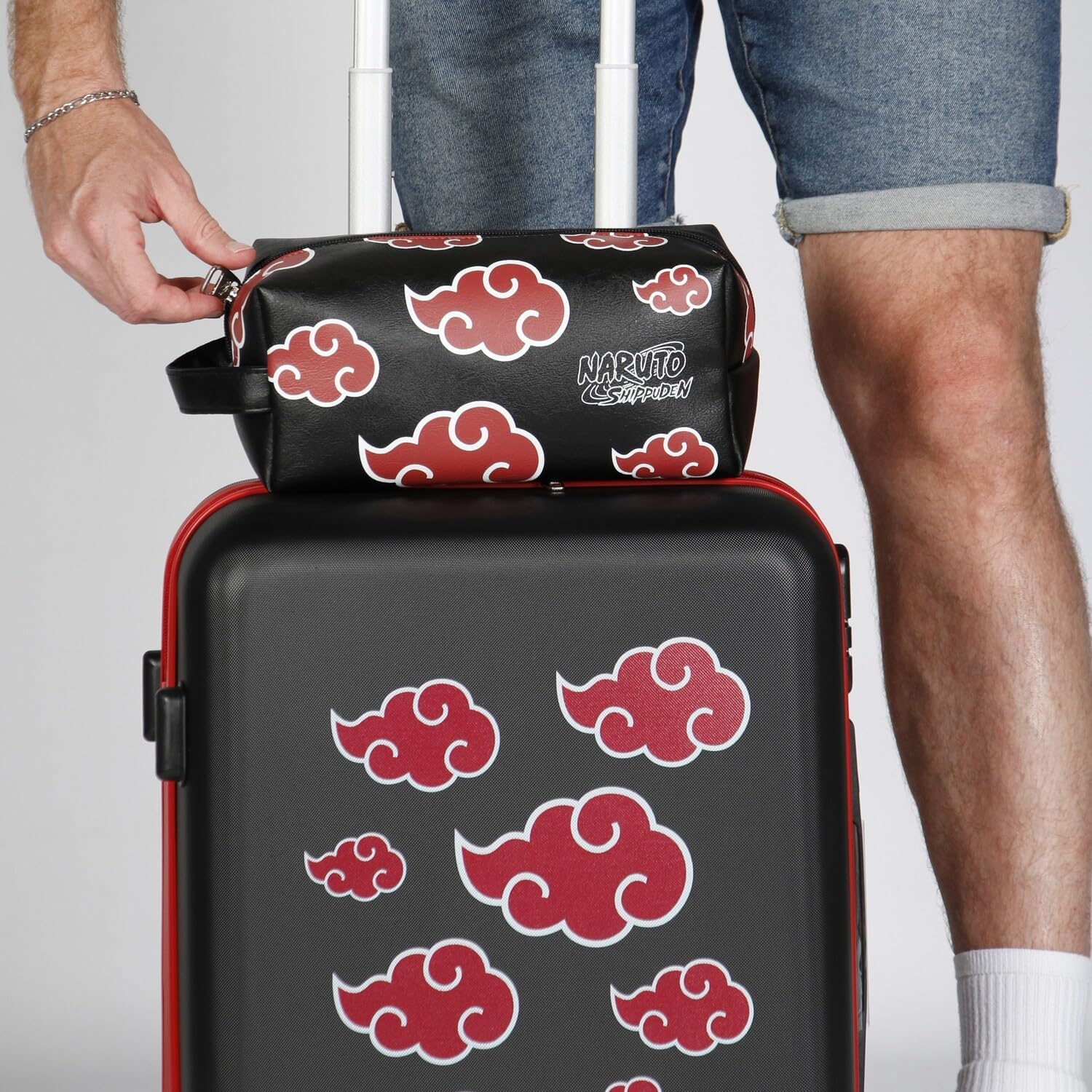 Trousse de toilette Naruto Clouds Brick Plus avec compartiment zippé – Image 7