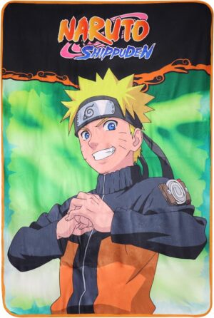 Couverture polaire Naruto pour canapé ou petit lit 100 x 150 cm