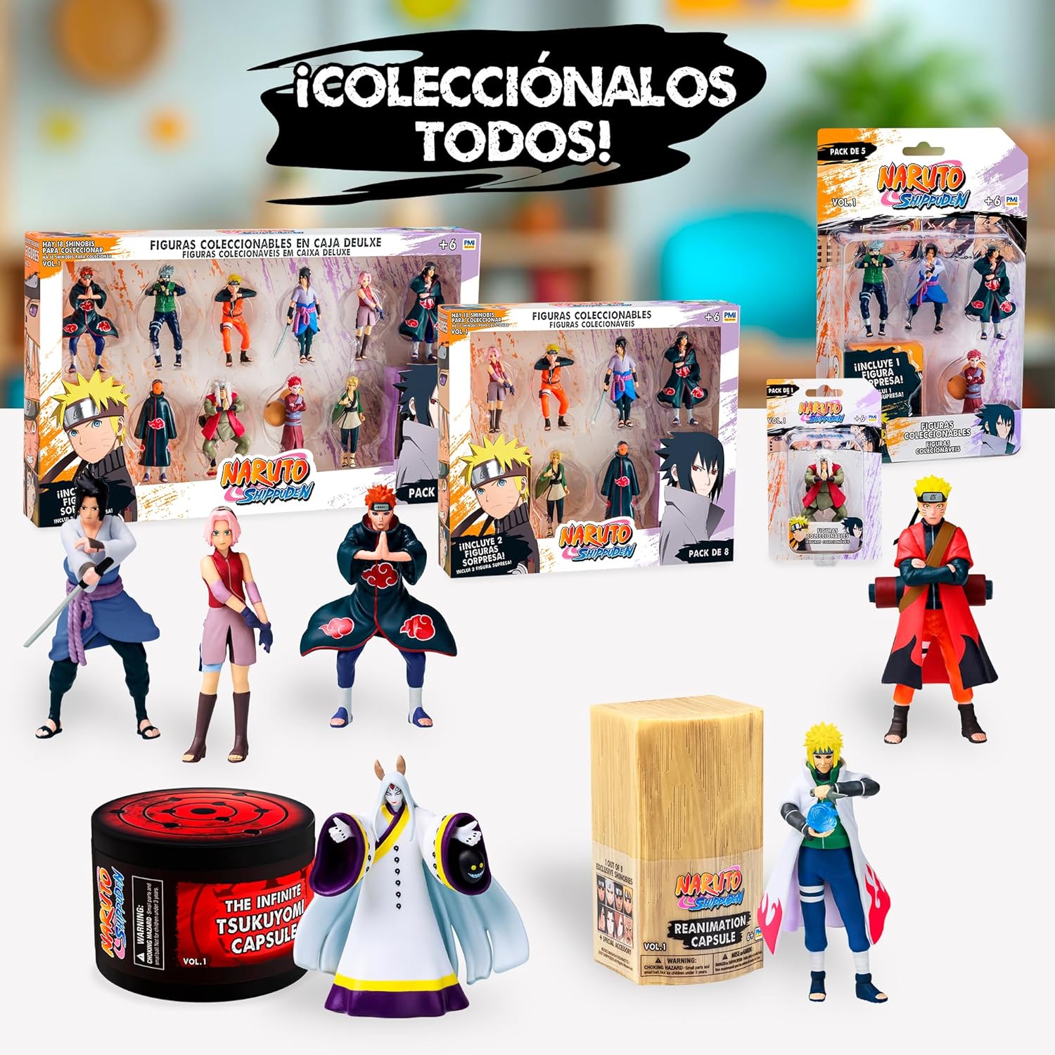 Naruto Shippuden lot de 8 figurines cachées édition spéciale 7 cm – Image 6