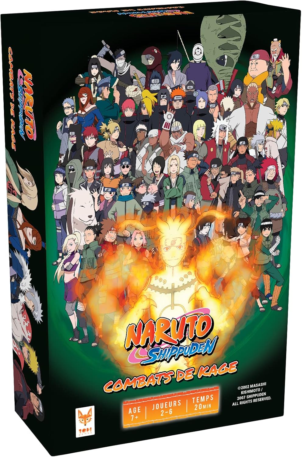 Naruto Shippuden : Combats de Kage, jeu de société 2 à 6 joueurs